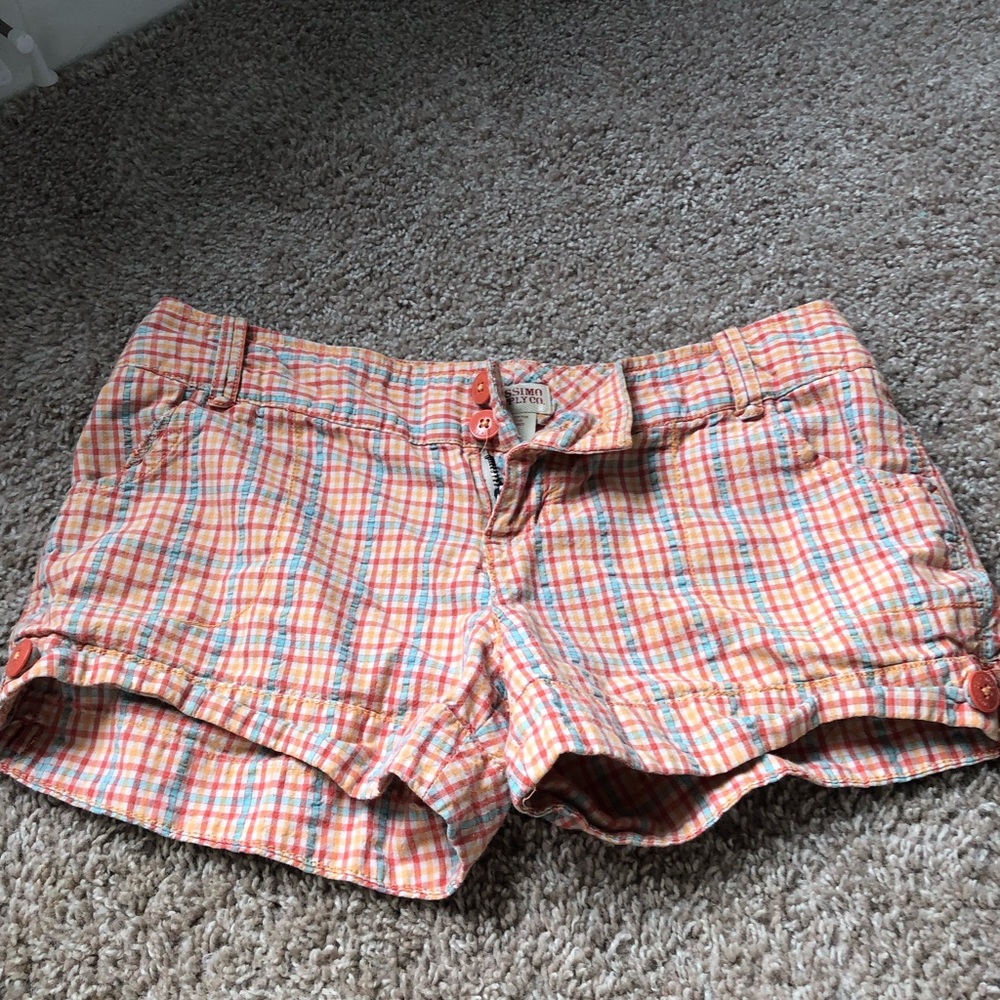 Checkered shorts